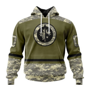 NHL Winnipeg Jets Special Military Appreciation Design