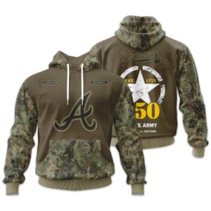 Atlanta Braves 250th Birthday Hoodie Limited Editions