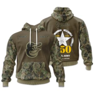 Baltimore Orioles 250th Birthday Hoodie Limited Editions