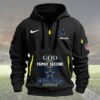 Dallas Cowboys Quarter Zip Hoodie Custom Collection S4