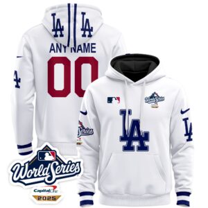 Los Angeles Dodgers 2025 World Series Custom Jersey Hoodie - All Printed