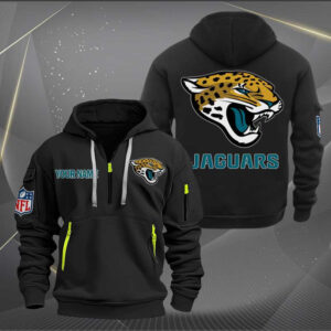 Jacksonville Jaguars Quarter Zip Hoodie Custom Collection S1